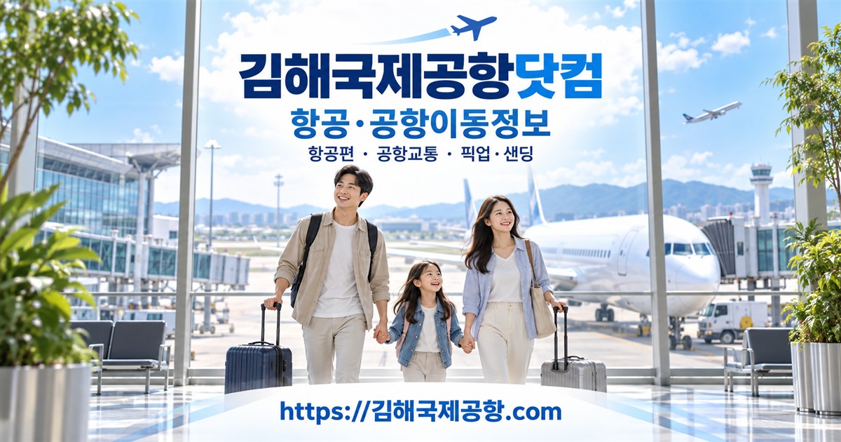 김해국제공항 전용차량 픽업·샌딩 안내